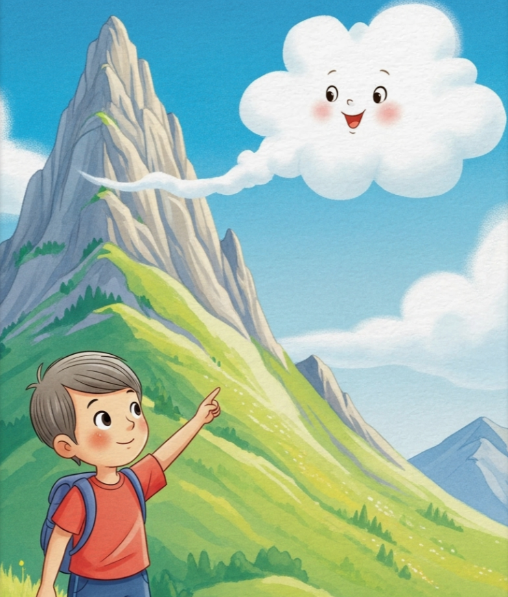 cloud and thirsty mountain