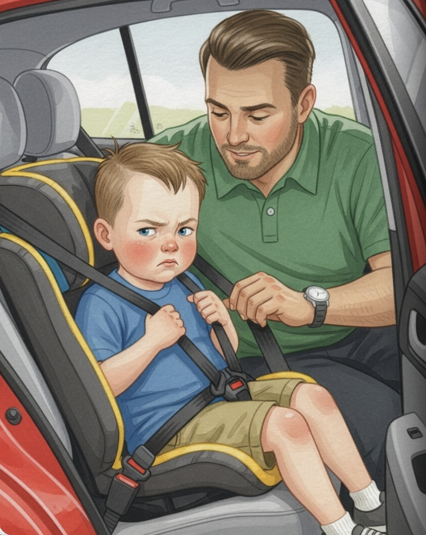 Fasten the seat belt